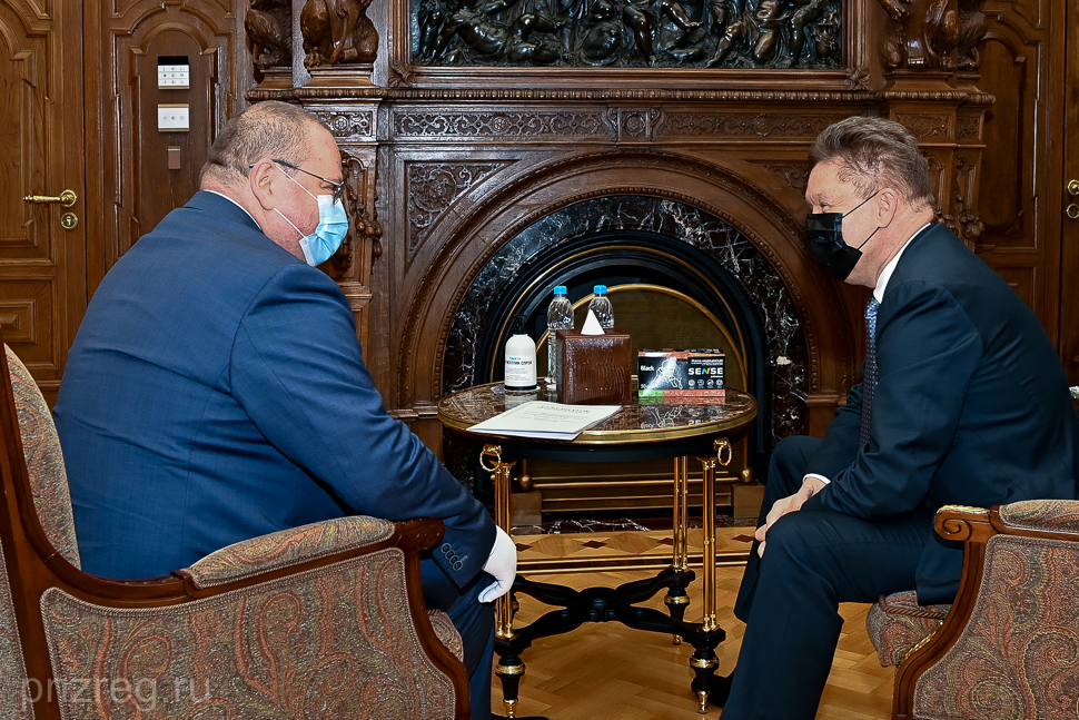 Aleksey Miller and Oleg Melnichenko Discussed Prospects of Gazprom's Work in Penza Oblast