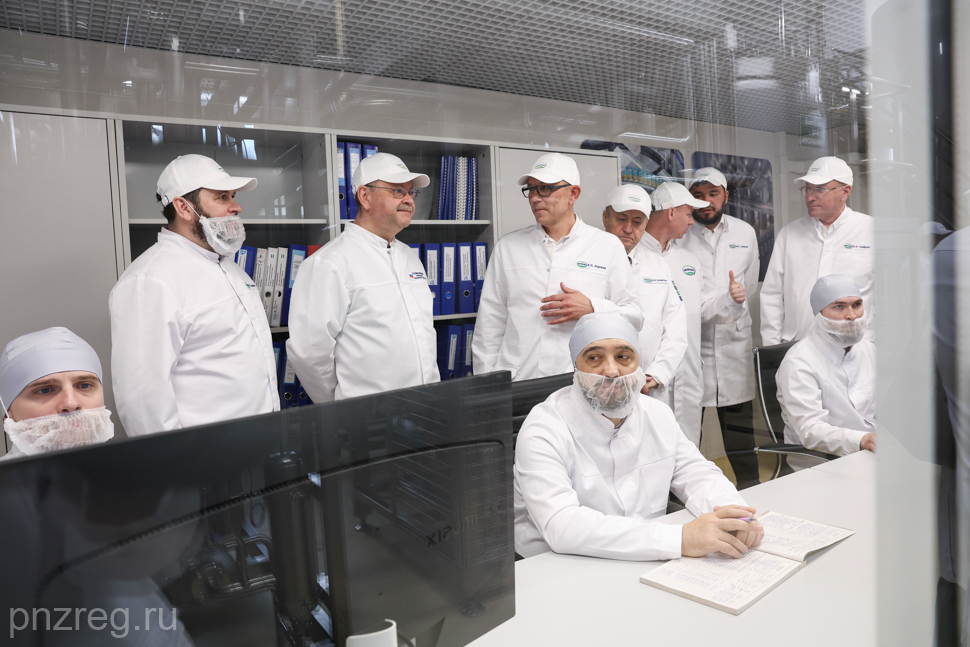 Governor Highly Praised New Baby Food Production Line at Penza Dairy Plant