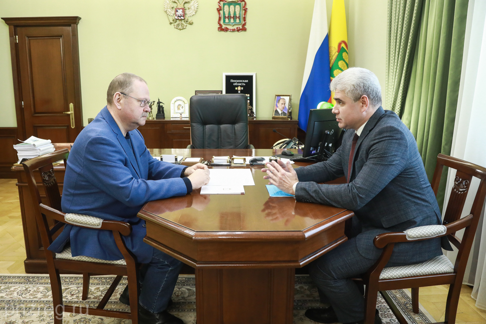 Governor Holds Working Meeting with Head of Rostec State Corporation's Regional Representation Governor Holds Working Meeting with Head of Rostec State Corporation's Regional Representation