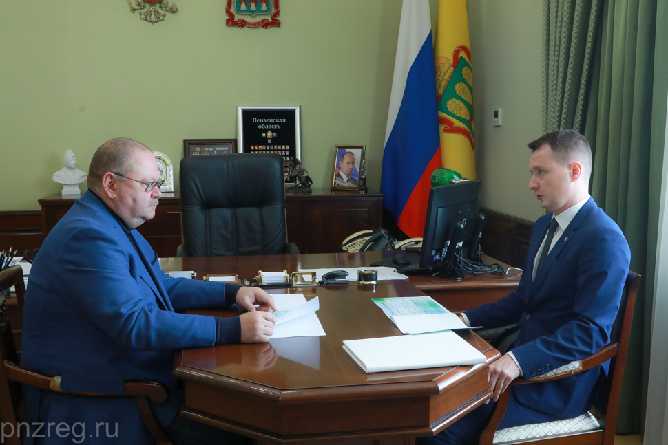 Oleg Melnichenko and Artyom Pastukhov Discuss Sberbank's Socially Significant Projects in Penza Oblast