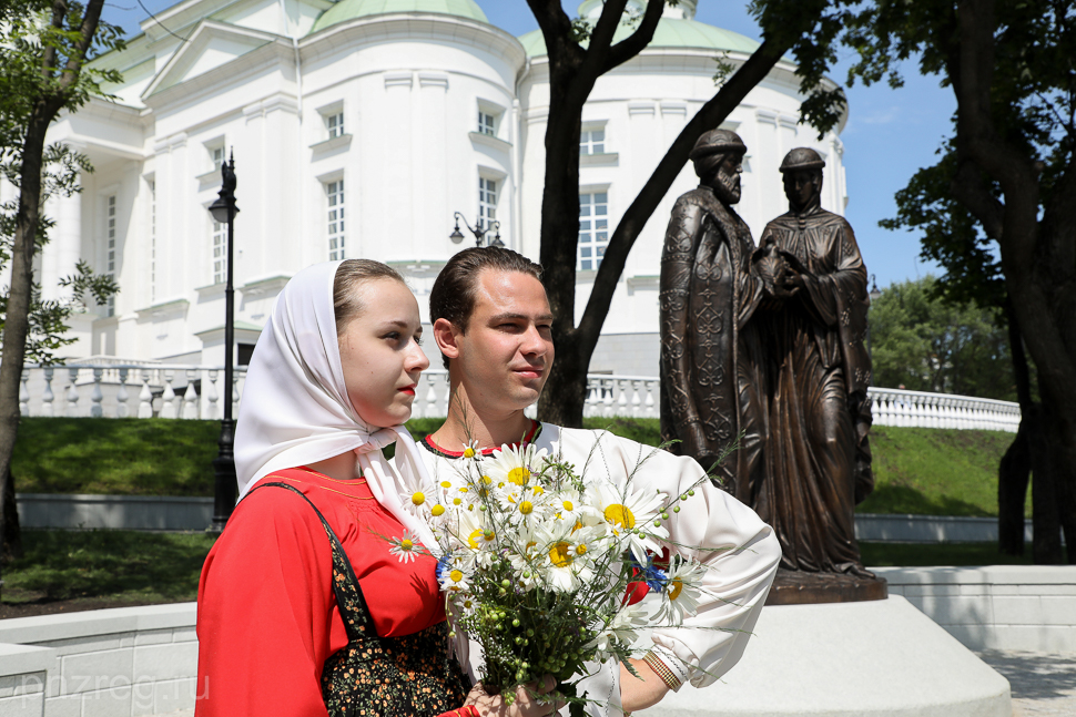 Peter and Fevronia of Murom Monument Opened in Penza