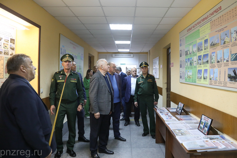 Oleg Melnichenko and Federation Council Members Visit Penza Artillery Institute