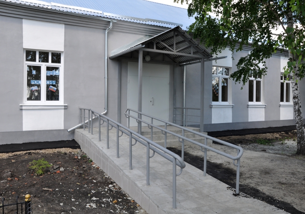 "Culture" National Project: Public Hall in Blagodatka Settlement, Kuznetsky District, Being Repaired "Culture" National Project: Public Hall in Blagodatka Settlement, Kuznetsky District, Being Repaired