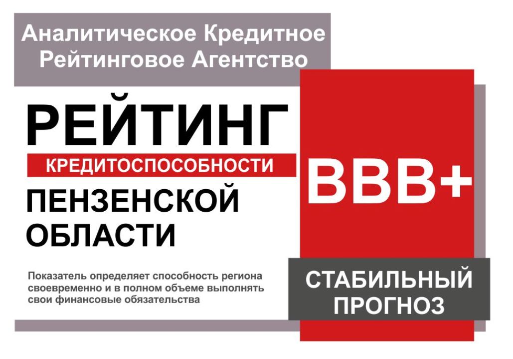 Penza region proved its credit solvency rating with a stable forecast