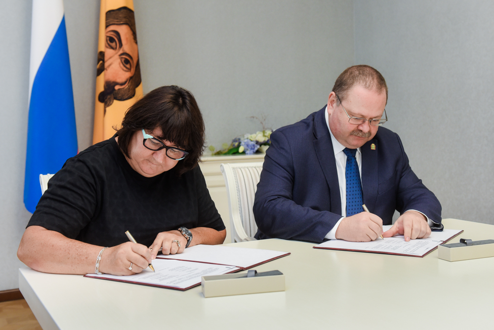 Oleg Melnichenko and Yelena Vyalbe Talk on Skiing Development in Penza Oblast