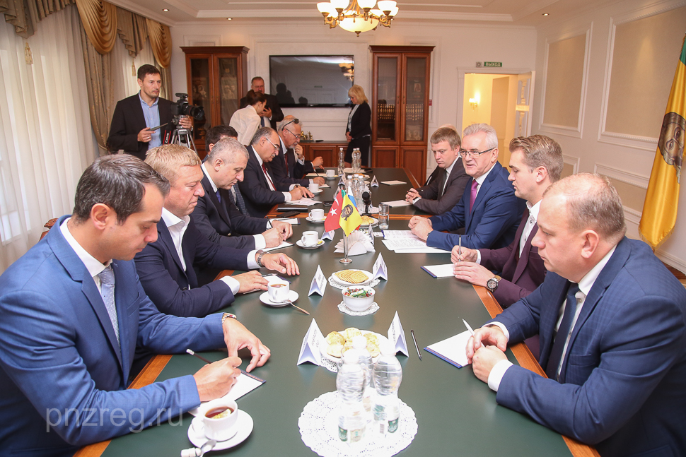 The Head of the region presented the Penza regional industrial potential to a delegation from the Republic of Turkey