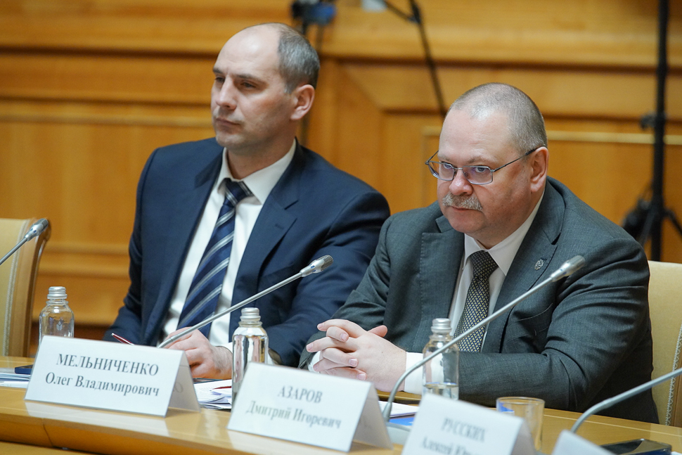 Oleg Melnichenko Speaks at Meeting with Plenipotentiary Representative in VFD 