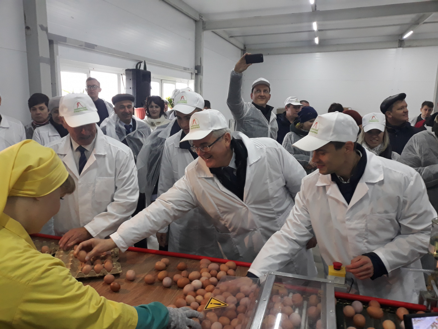 The Governor took part in the opening of a poultry farm in Kamenka district