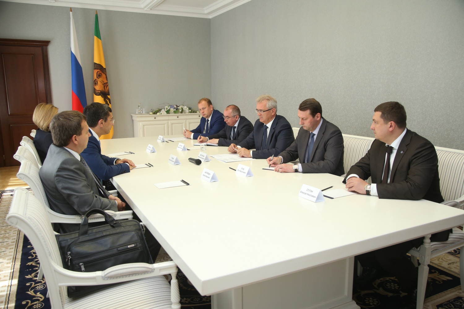 The Governor had a meeting with the first deputy chairman of the Machine Builders Union of Russia