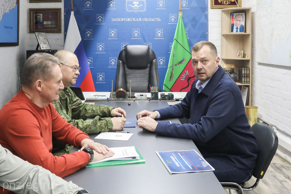 Oleg Melnichenko and Evgeny Balitsky Discuss Implementation of Special Infrastructure Project on the Territory of the Zaporozhye Region