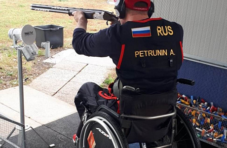 A sportsman from Penza won a silver medal in the first match in history between Russian and Italian national teams in para trap shooting