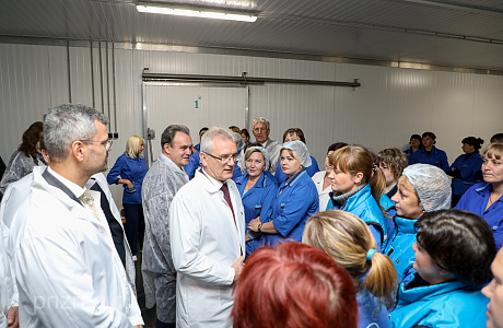 Grand opening of one of the largest in Russia champignon growing factories was held in Serdobsk