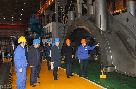 The Penza region delegation visiting ‘Harbin Electric Corporation’