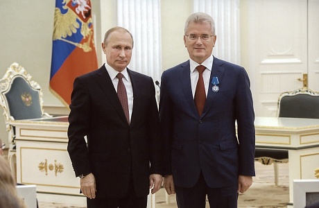 Ivan Belozertsev receives congratulations from the president of Russia