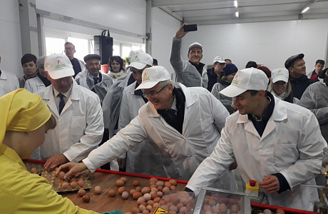The Governor took part in the opening of a poultry farm in Kamenka district The Governor took part in the opening of a poultry farm in Kamenka district