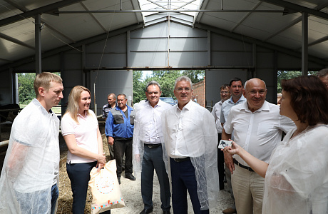 New Milking Room Being Built in Belinsky District