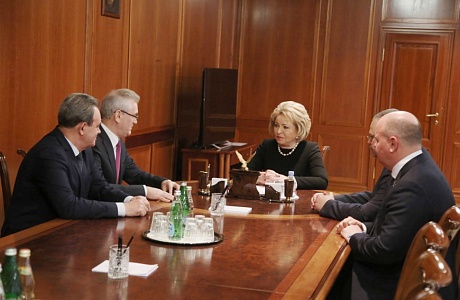 Valentina Matviyenko and Ivan Belozertsev address issues of social and economic development in the Penza Region