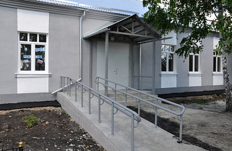 "Culture" National Project: Public Hall in Blagodatka Settlement, Kuznetsky District, Being Repaired "Culture" National Project: Public Hall in Blagodatka Settlement, Kuznetsky District, Being Repaired