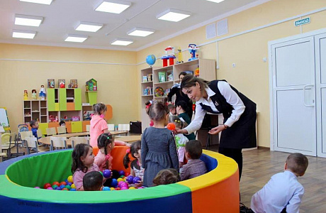 "Demography" National Project : First Kindergarten  Opened in Verkhnyaya Elyuzan