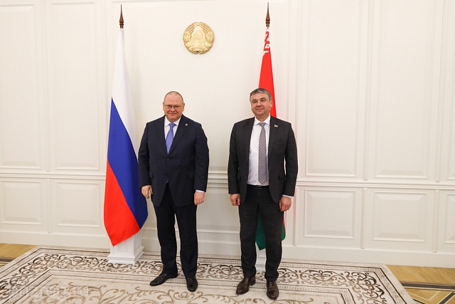 Governor Briefs Belarusian Deputy Prime Minister on Progress of Cooperation Plan