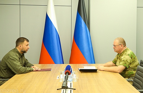 Oleg Melnichenko and Denis Pushilin Discuss Prospects for Regional Cooperation