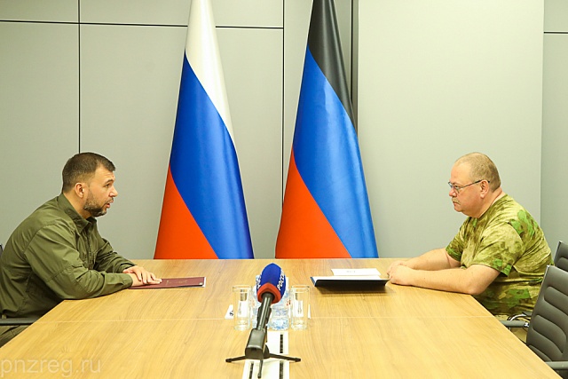 Oleg Melnichenko and Denis Pushilin Discuss Prospects for Regional Cooperation
