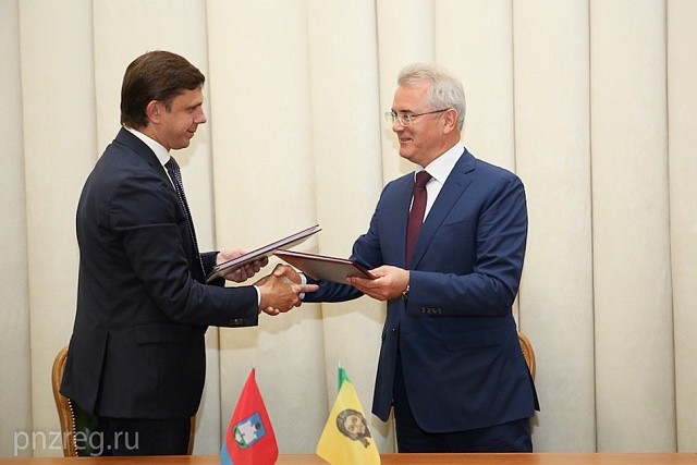 Penza government delegation on an official visit to Oryol region