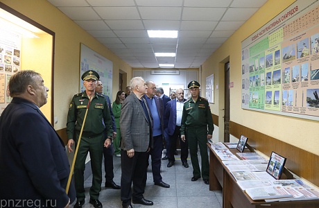 Oleg Melnichenko and Federation Council Members Visit Penza Artillery Institute
